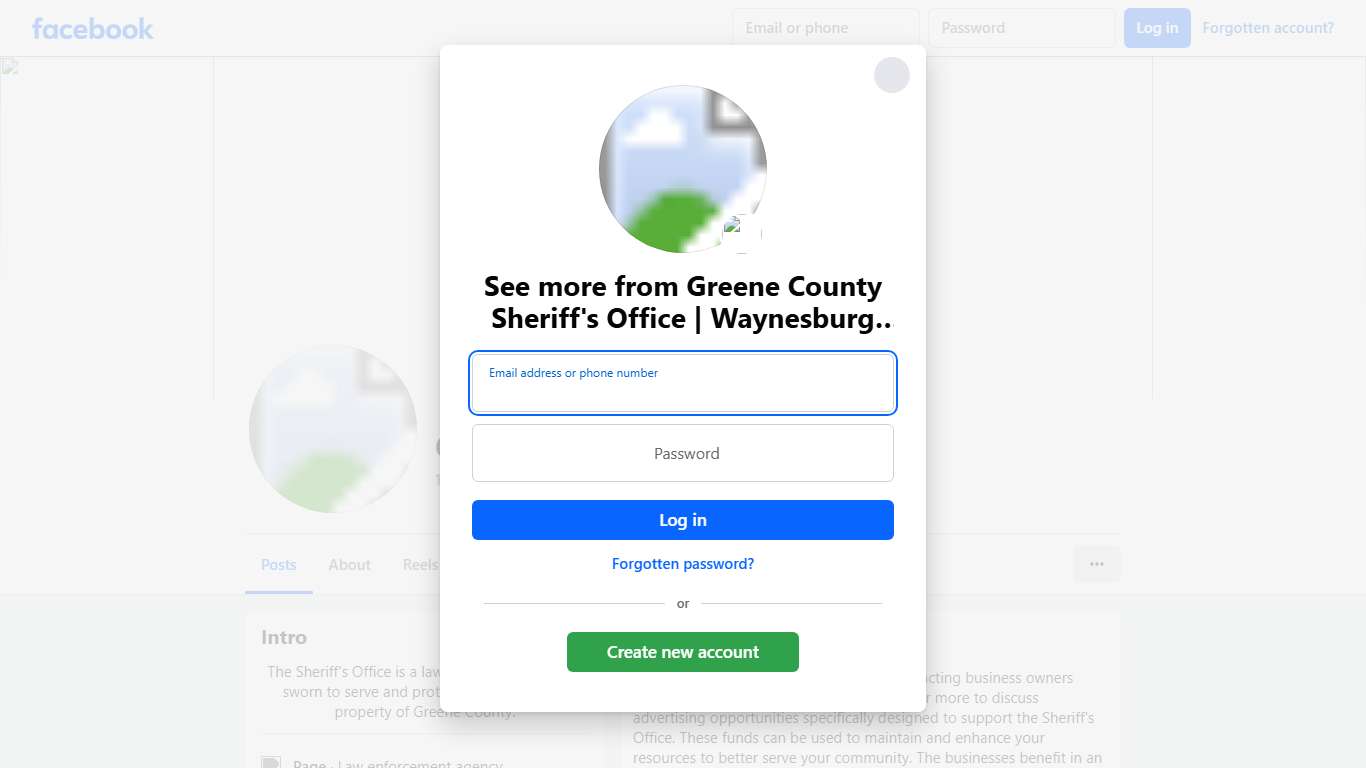 Greene County Sheriff's Office Waynesburg PA Facebook